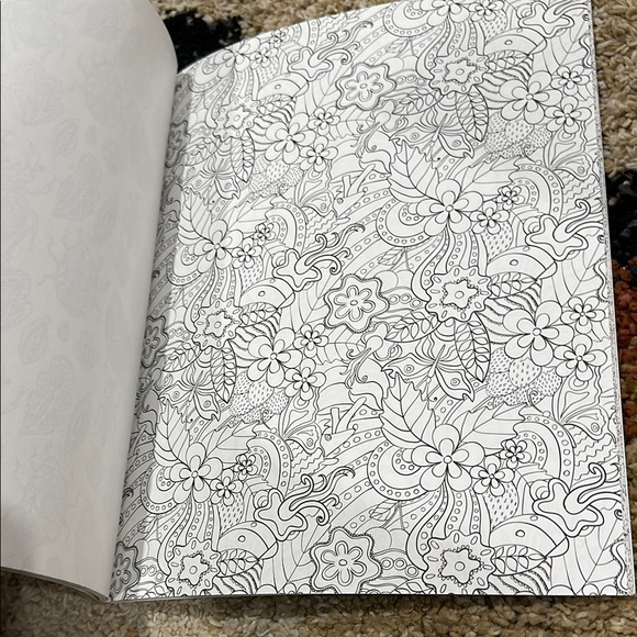 Botanical Wonders Adult Coloring Book for Everyone Stress and Anxiety Releasing - Picture 5 of 10